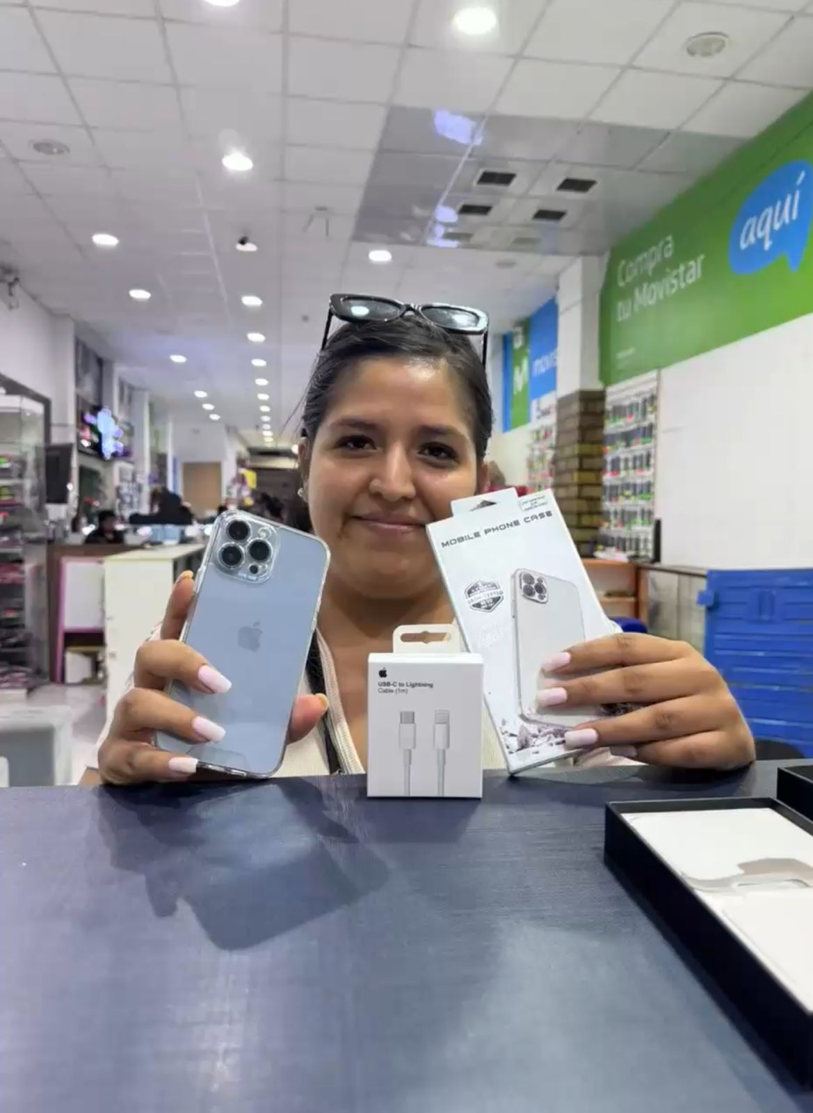 Valeria Mendoza, cliente de ServiMovil