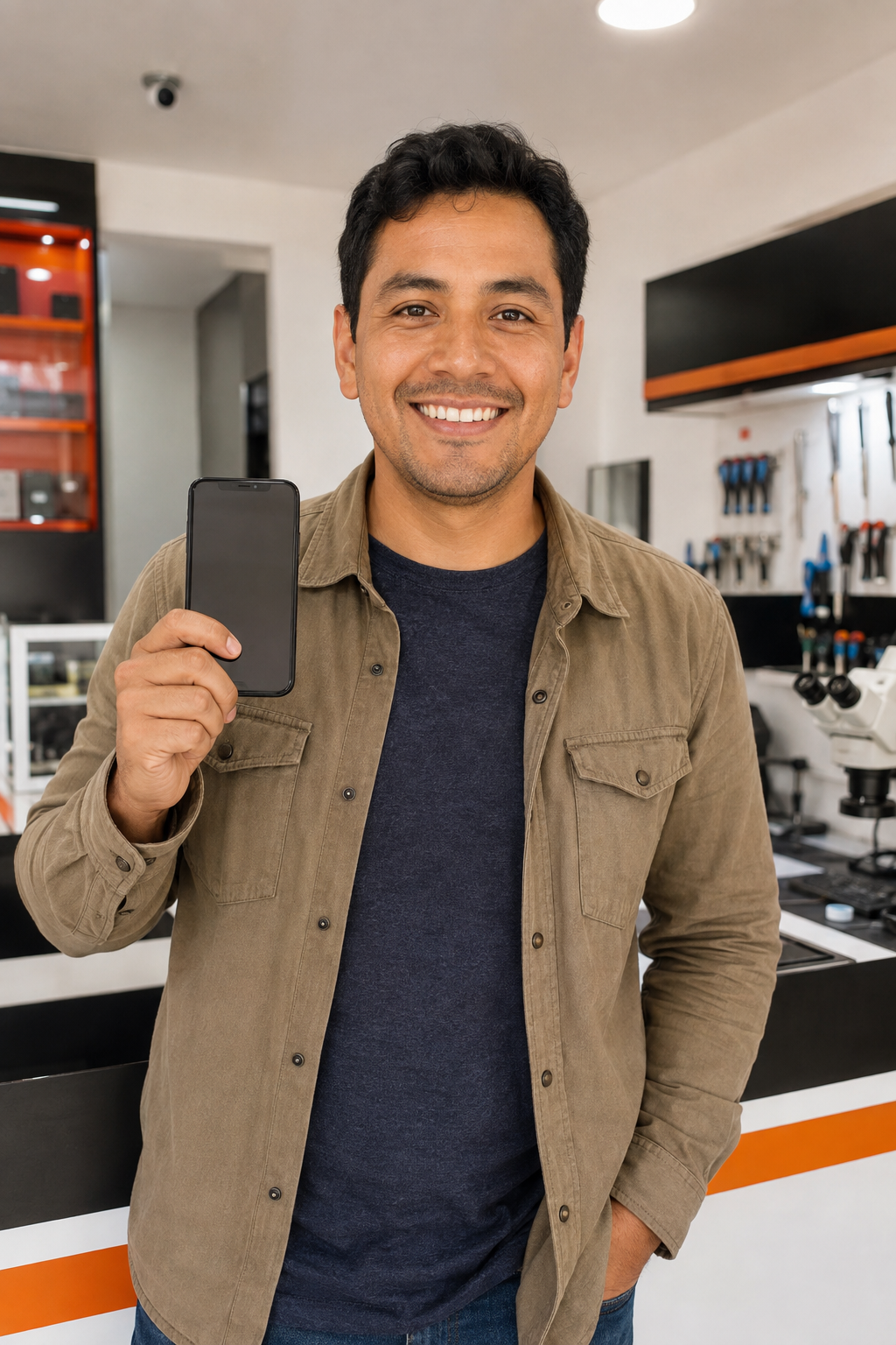 Diego Salinas, cliente de ServiMovil
